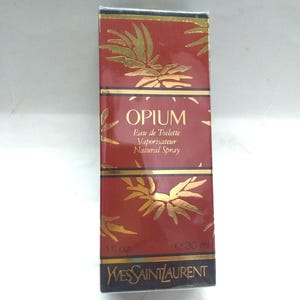 Opium YSL 30 ml edt spray, vintage 90s, donna, Rarissimo, originale autentico, nuovo in blister, sigillato, France.