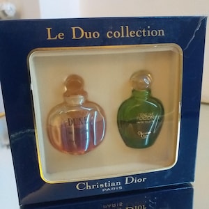 Coffret Dior Parfums Duo Tendre Poison e Dune edt 5 ml x2, France, donna, original scent, Vintage 90', France, new, rarissimo, gift box