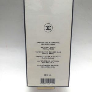 Perfume de mujer Chanel N5 EDP 50 ml Recargable Estuche Negro! Spray, auténtico vintage, Francia, original, nuevo, Rarissimo, en blíster, sellado. imagen 6