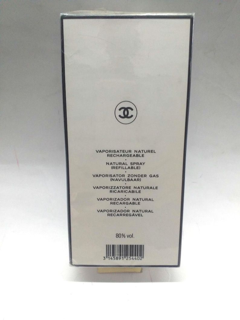 Perfume de mujer Chanel N5 EDP 50 ml Recargable Estuche Negro! Spray, auténtico vintage, Francia, original, nuevo, Rarissimo, en blíster, sellado. imagen 6
