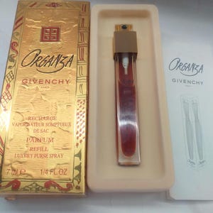 Organza Givenchy Parfum Puro 7 ml spray ricarica Francia originale nuovo pieno rarita' Vintage.