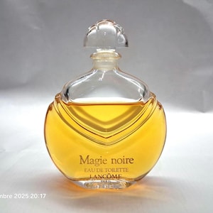 Magie Noire Lancome edt 30 ml Splash, No spray, France, vintage vero, donna, Originale, No Box, Ricercato, raro, original doft.
