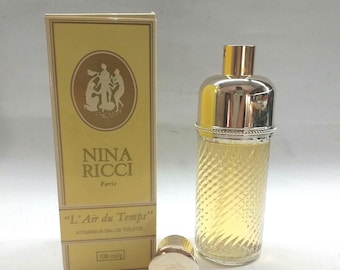 L'air du Temps Nina Ricci EDT 108 ml Frankrike, spray, da donna, flacone Vintage 80's, Raro, originale, autentico, scatola, original formula.