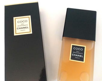 COCO Chanel Eau Deodorante 75 ml Spray Vintage 90er Jahre, originale Nuovo pieno, Frankreich, da Donna, alte Formel, Rarissimo, Pre-Barcode.