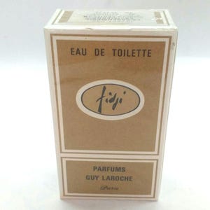 Fidji Guy Laroche edt 30 ml, 30 cc 1 fl. oz., Donna, France, sigillato , nuovo, autentico, scatola Vintage 80', vintage flacone, Splash. image 2
