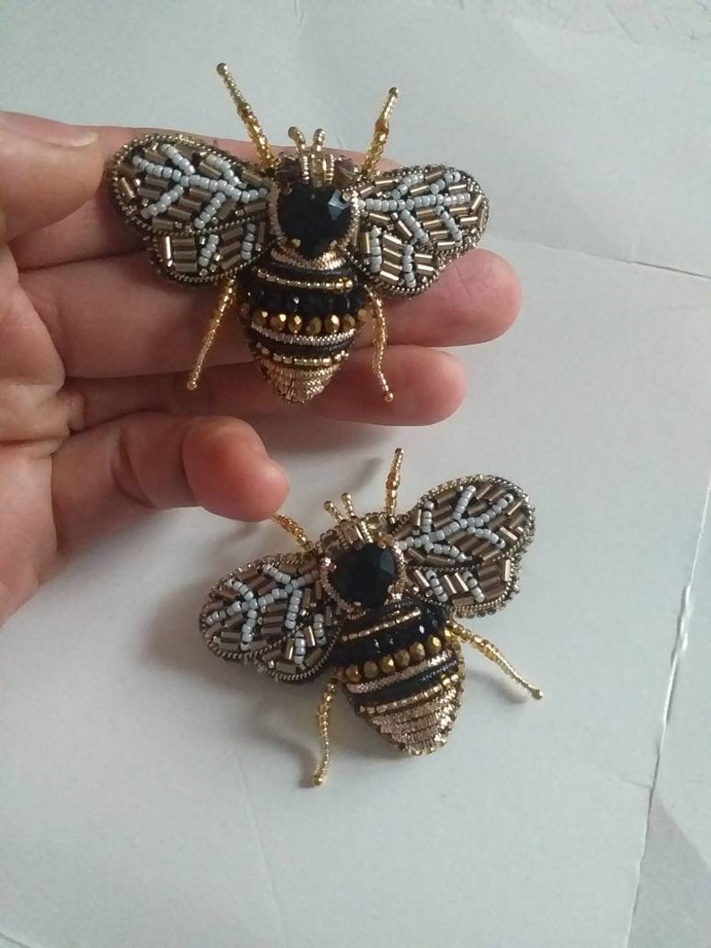 Spilla A Forma Di Ape Vintage - Spilla A Forma Di Insetto - Foto 7