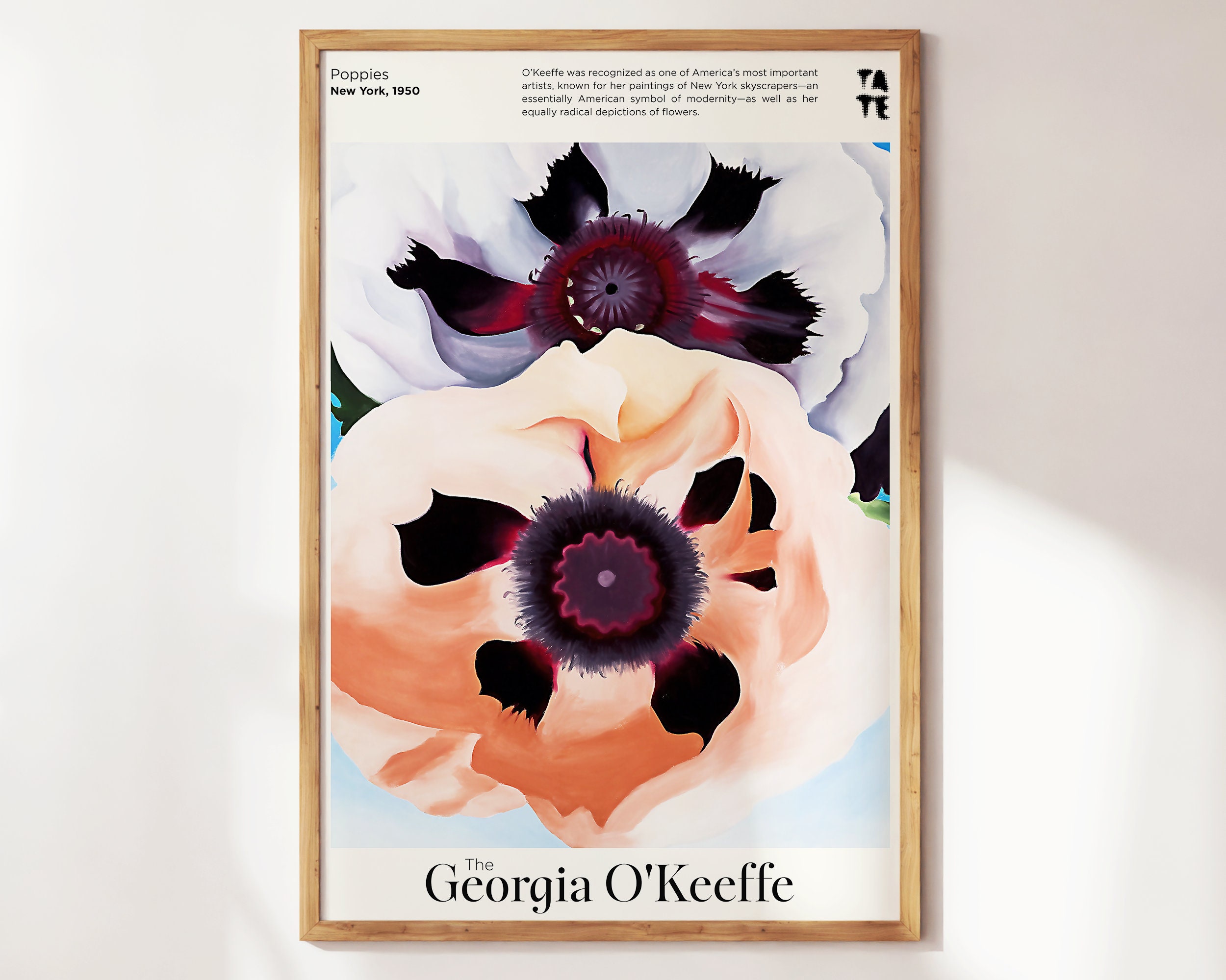 O'keeffe Poppies Poster Modern Art Gallery Wall Etsy