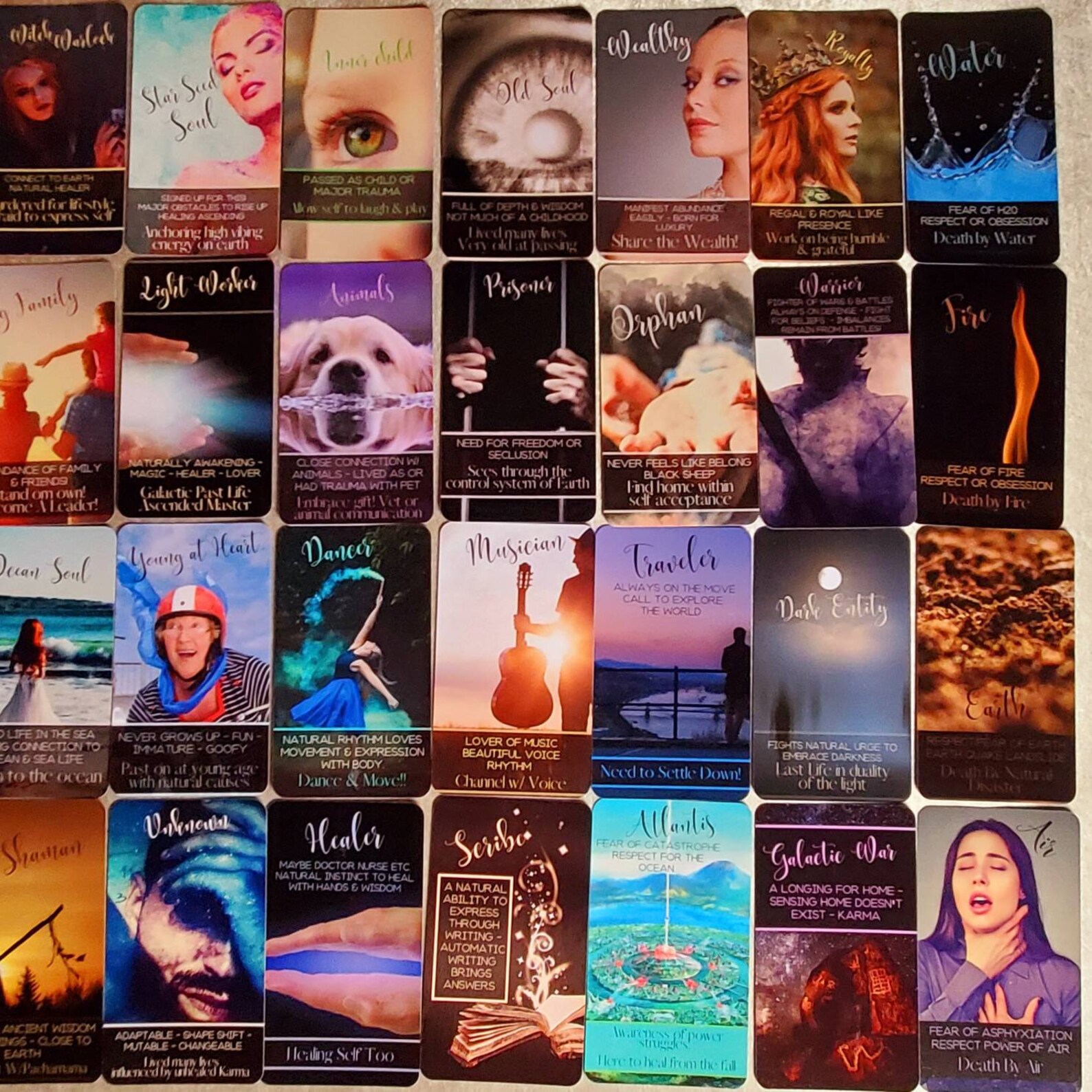 Past Life Oracle Past Lives Oracle Cards Past Life Etsy.