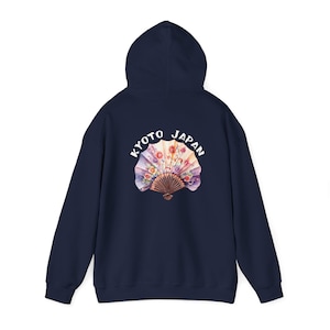 Kyoto Japanese Hoodie for Japanese Lover, Unisex Sweatshirt, Japan Fan Design, Gift for Japanese Enthusiast, Asian Culture Apparel