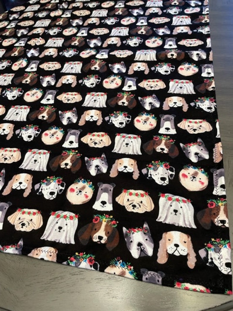 Dog print Burp Cloth Free shipping Flannel 100% Import cotton fabric