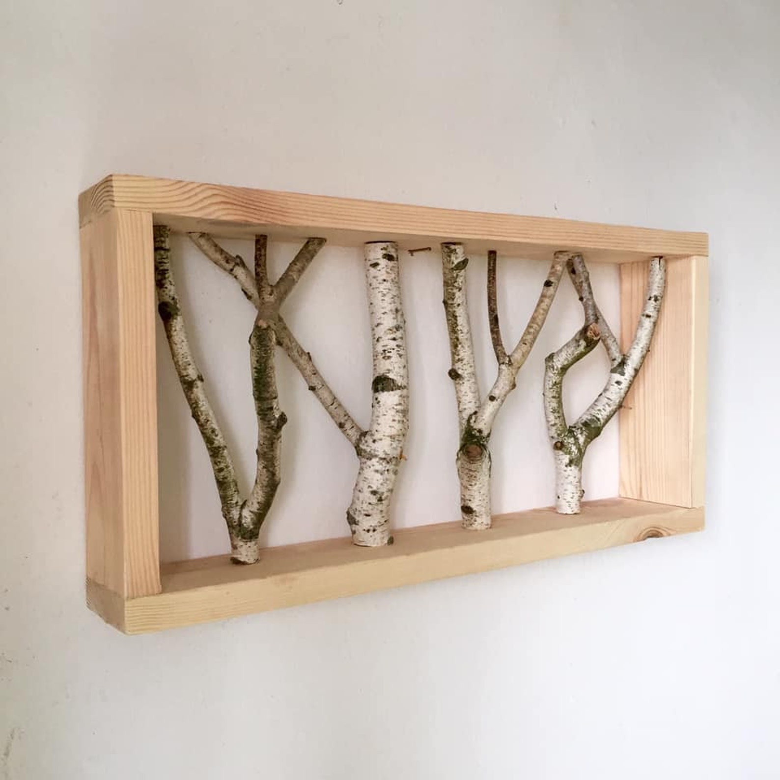 White birch wall art Birch branches wall art Birch trees Etsy