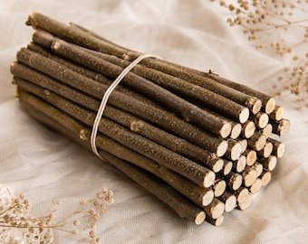 Hazel Branches Natural Wood Sticks for Crafts Woodland DIY Floral Rustic Decor