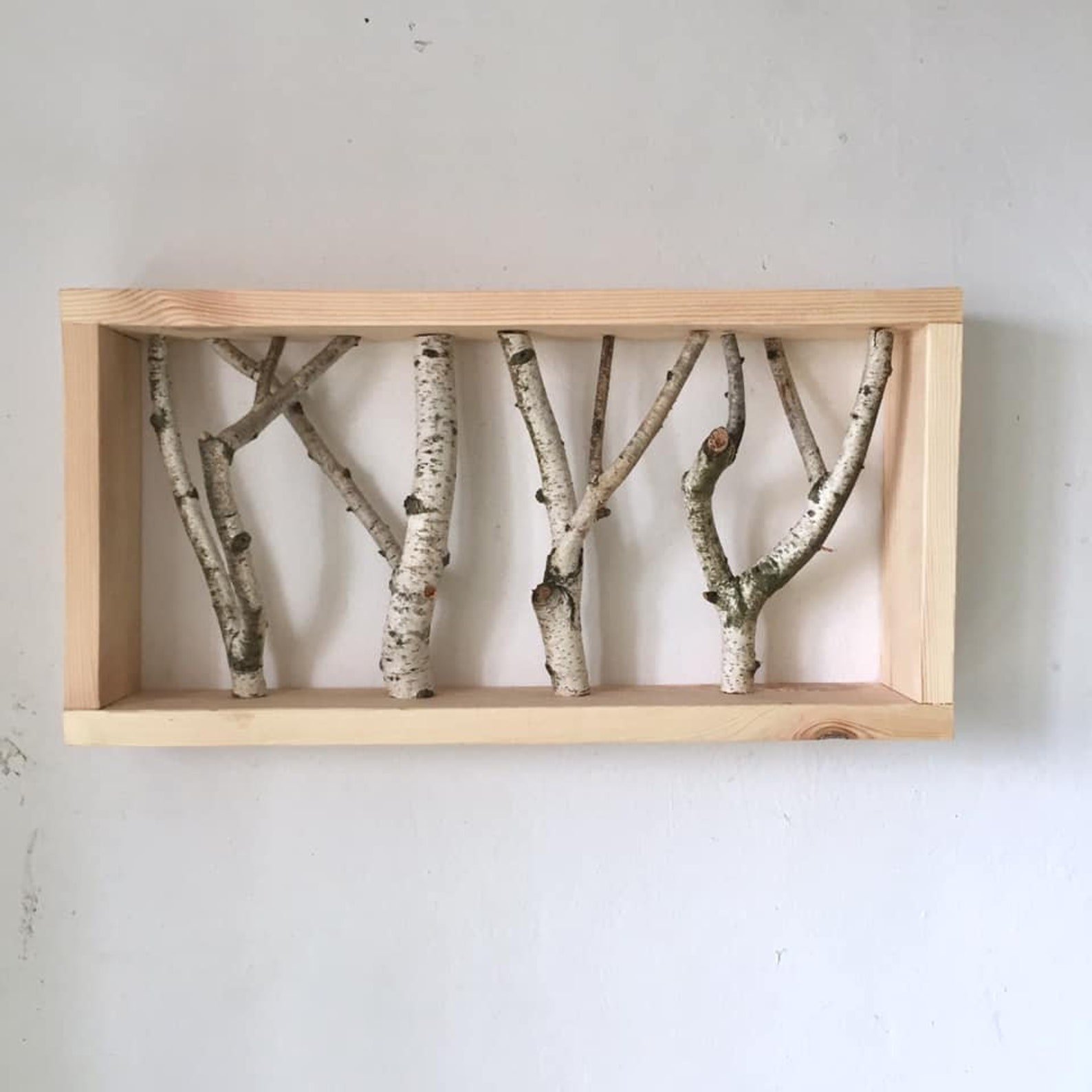 White birch wall art Birch branches wall art Birch trees Etsy