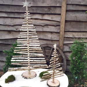 Driftwood Christmas Tree Birch Christmas Tree Cottagecore Decor - Etsy