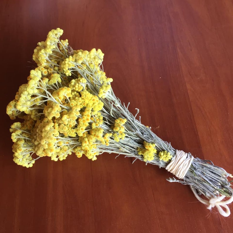 Dried yarrow Dried wildflowers Dried flower bouquet Etsy