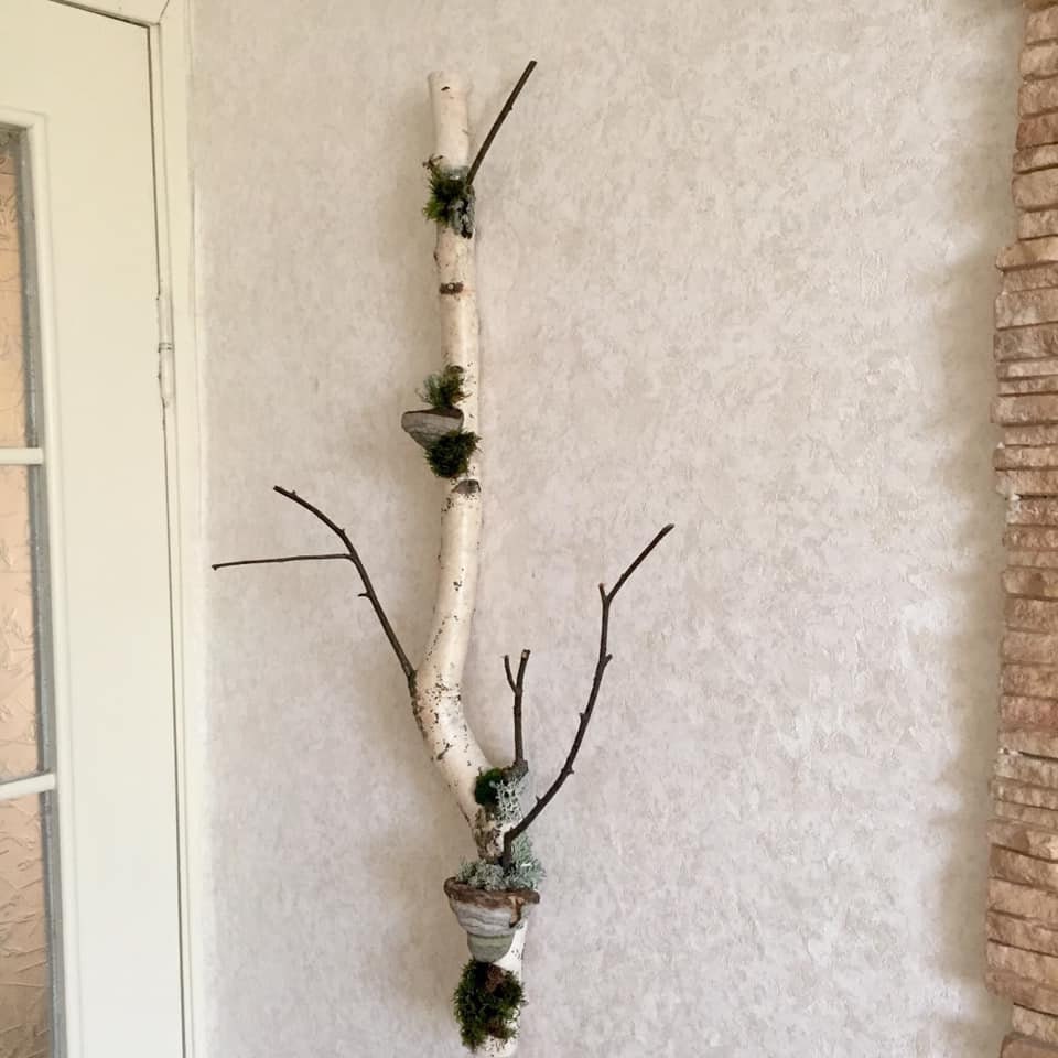 30birch Branch Wall Art White Birch Branches Cottagecore Etsy