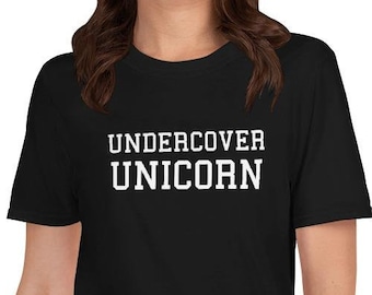 Undercover Unicorn Unisex T-Shirt