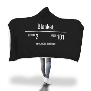 Blanket Fantasy RPG Video Game Hooded Blanket