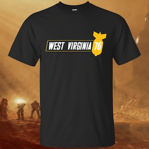 West Virginia 76 RPG Video Game Shirt