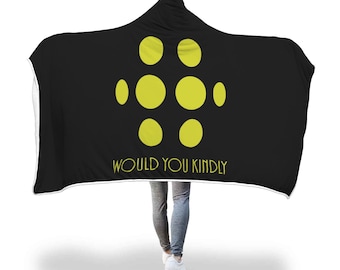 Big Daddy - Would You Kindly Hooded Blanket | RPG Video Game Hooded Blanket