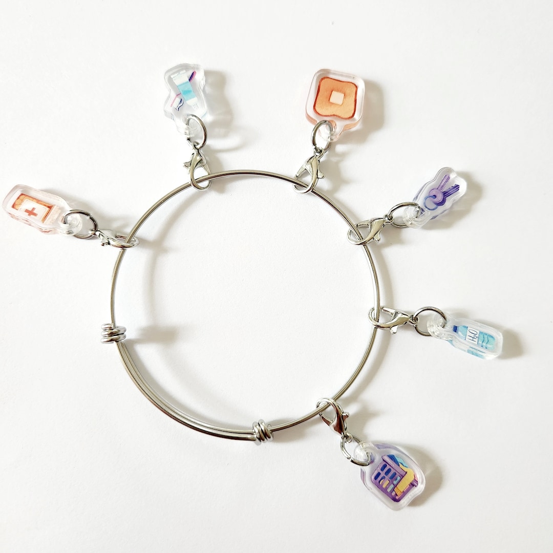 Adhd Planner Task Charm Full Set Chore Bracelet | Task Bracelet - Etsy