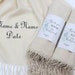 Bridesmaid Gift, Bridal Wrap, Wedding Scarf, Bridesmaid Shawl, Bridal shower favors, Bridesmaid Proposal, Personalized Pashmina, Monogram