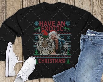 tiger king ugly sweater