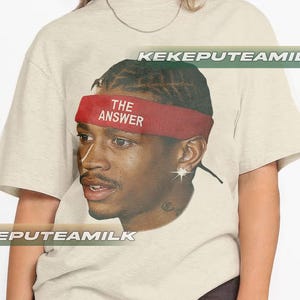 Allen Iverson Shirt – Basketball Legend Graphic Tee – Vintage NBA T-Shirt – Philly 76ers Fan Merch – Retro Sportswear Gift