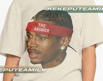 Camiseta de Allen Iverson – Camiseta gráfica de leyenda del baloncesto – Camiseta vintage de la NBA – Artículos para fans de los Philly 76ers – Regalo de ropa deportiva retro