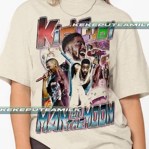 Kid Cudi Man On The Moon, Rap Album Graphic Tee, Hip Hop Music Merch, Streetwear Gift for Rap Fans Gift For Women and Man Unisex T-Shirt