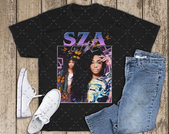 SZA Rap Hip Hop 90s Retro Vintage T 