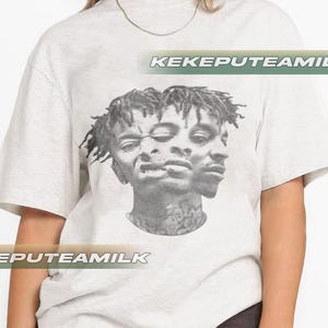 21 Savage Shirt – Rapper Graphic Tee – Hip Hop Music T-Shirt – Vintage Style Rap Fan Merch – Streetwear Gift for Fans