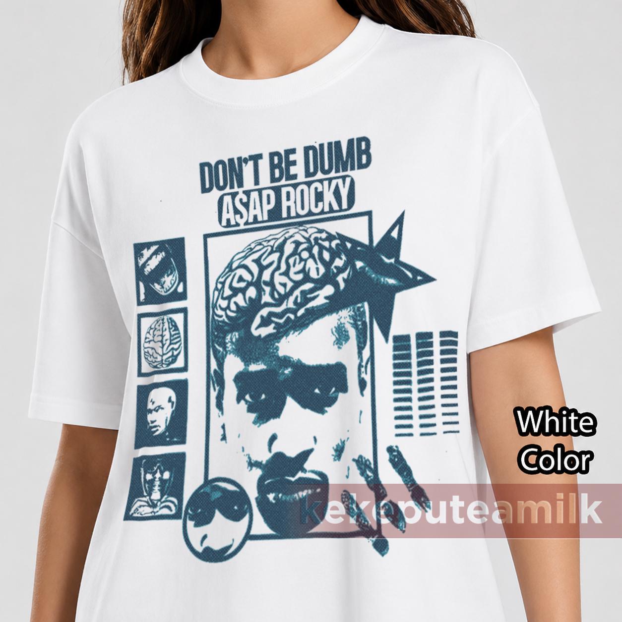 ASAP Rocky Don't Be Dumb Album Tee, Hip Hop Rap Graphic Shirt FD