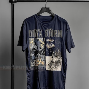 Fourth Wing Series T-Shirt , Onyx Storm, Dragon Rider, Bookish Tee Gift For Book Lover, Violet Sorrengail, Fantasy book ID image 7