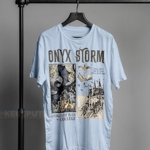 Fourth Wing Series T-Shirt , Onyx Storm, Dragon Rider, Bookish Tee Gift For Book Lover, Violet Sorrengail, Fantasy book ID image 3