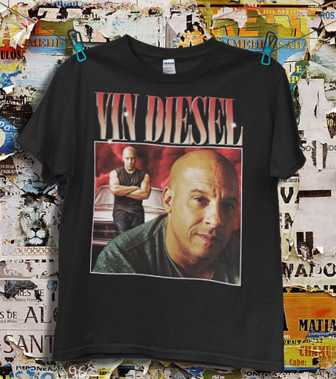 vin diesel white t shirt