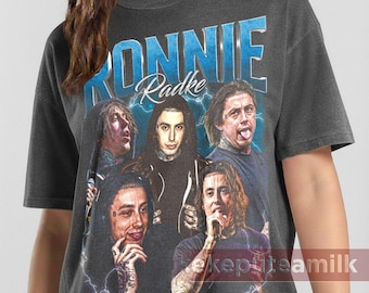 Koszulka Ronniego Radke, koszulka zespołu Falling In Reverse, koszulka z grafiką piosenkarza i rapera, prezent dla fana muzyki rockowej, plakat muzyczny vintage z lat 90., koszulka z grafiką