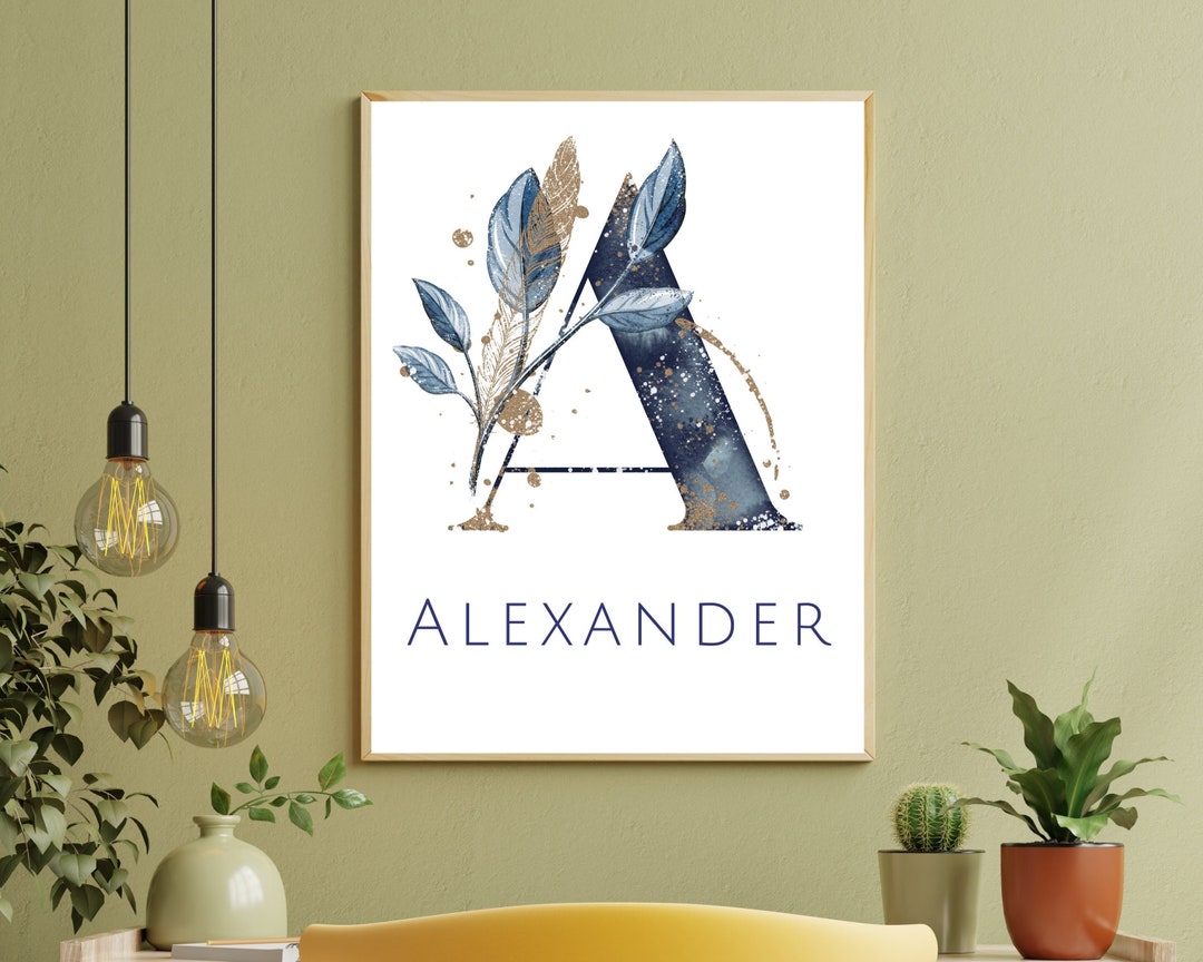 Nursery Wall Decor, Baby Name Wall Art, Custom Baby Name Wall Decor