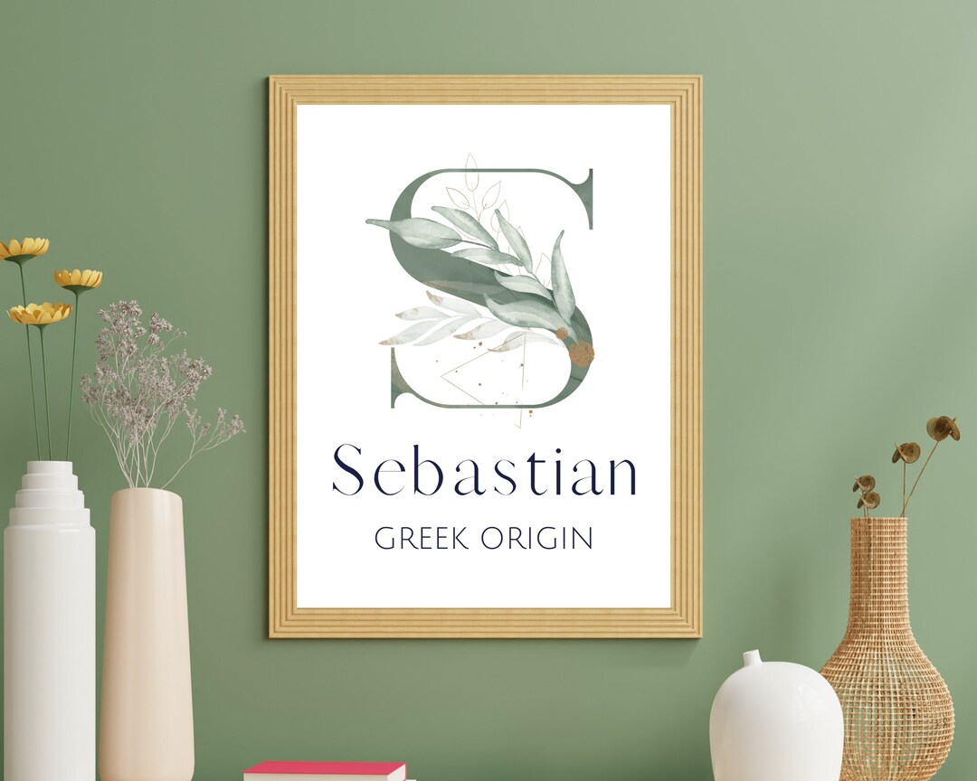 Nursery Decor Name Sign for Boys Printable Baby Boy Name Wall Etsy