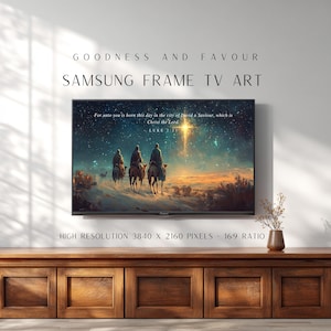 Wise Men Nativity Art – Luke 2:11, Samsung Frame TV (Digital Download)