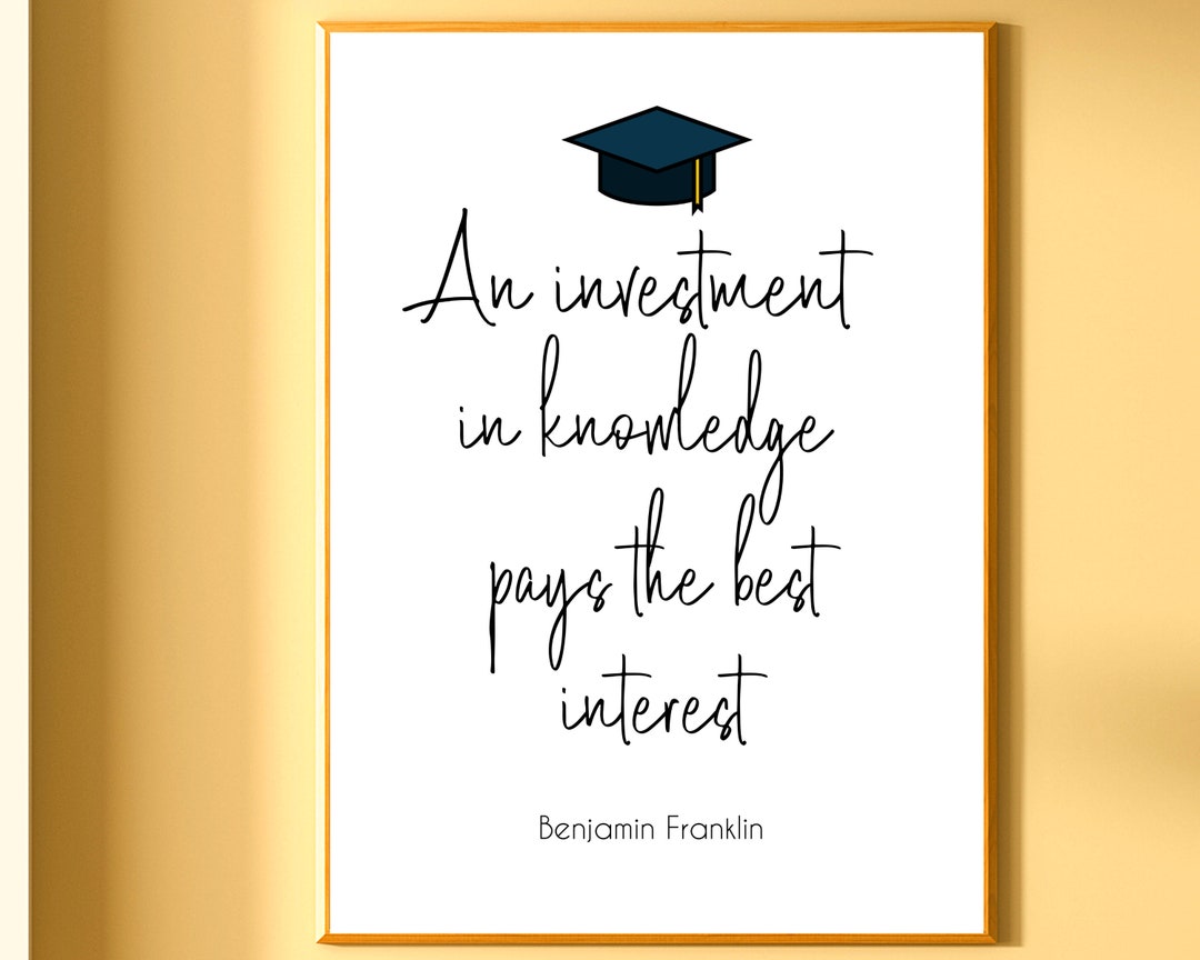 Gifts for Graduation, Graduation Wall Art Printable, Classroom Decor
