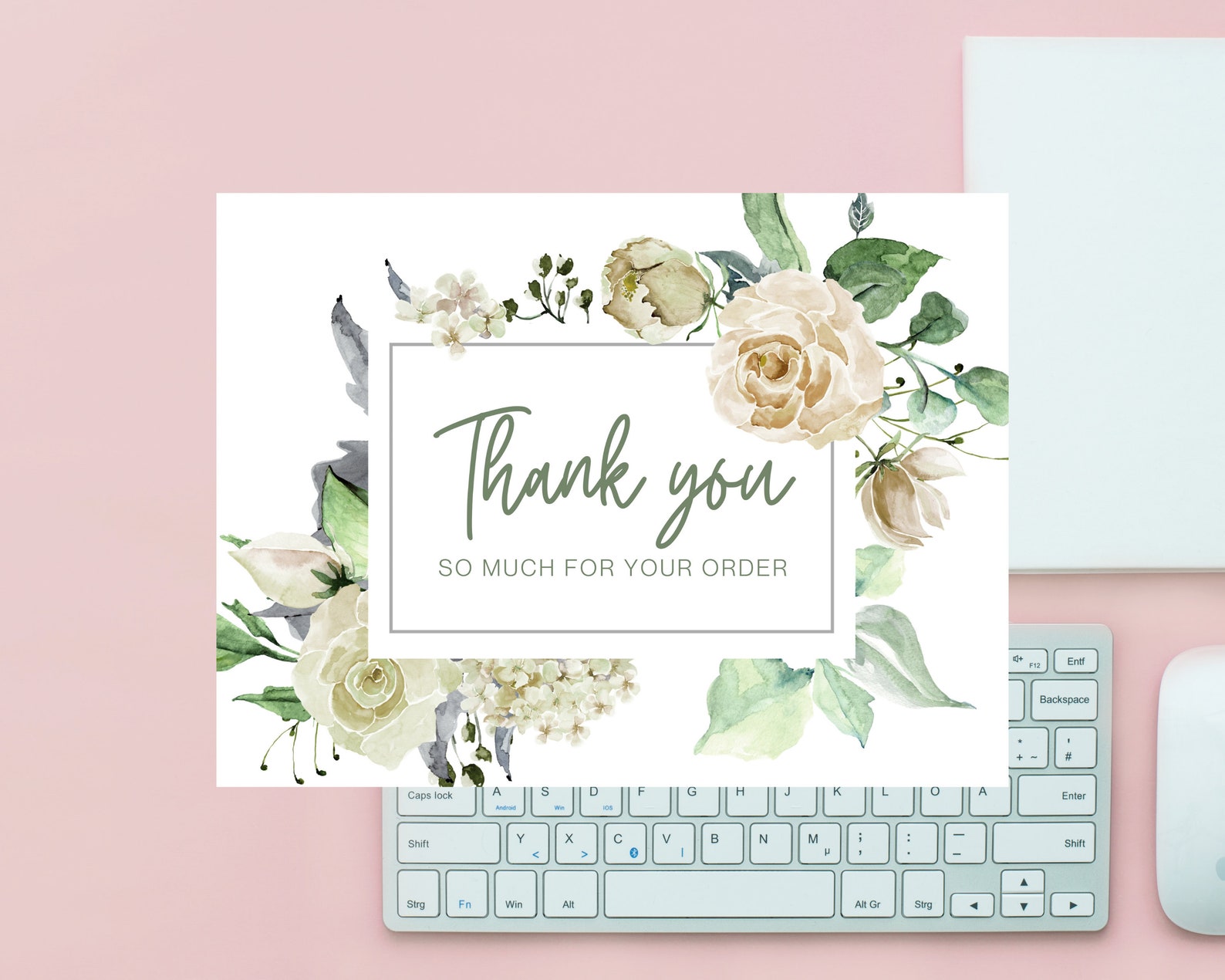 Etsy Shop Thank You Cards Online Shop Order Insert Notes Etsy