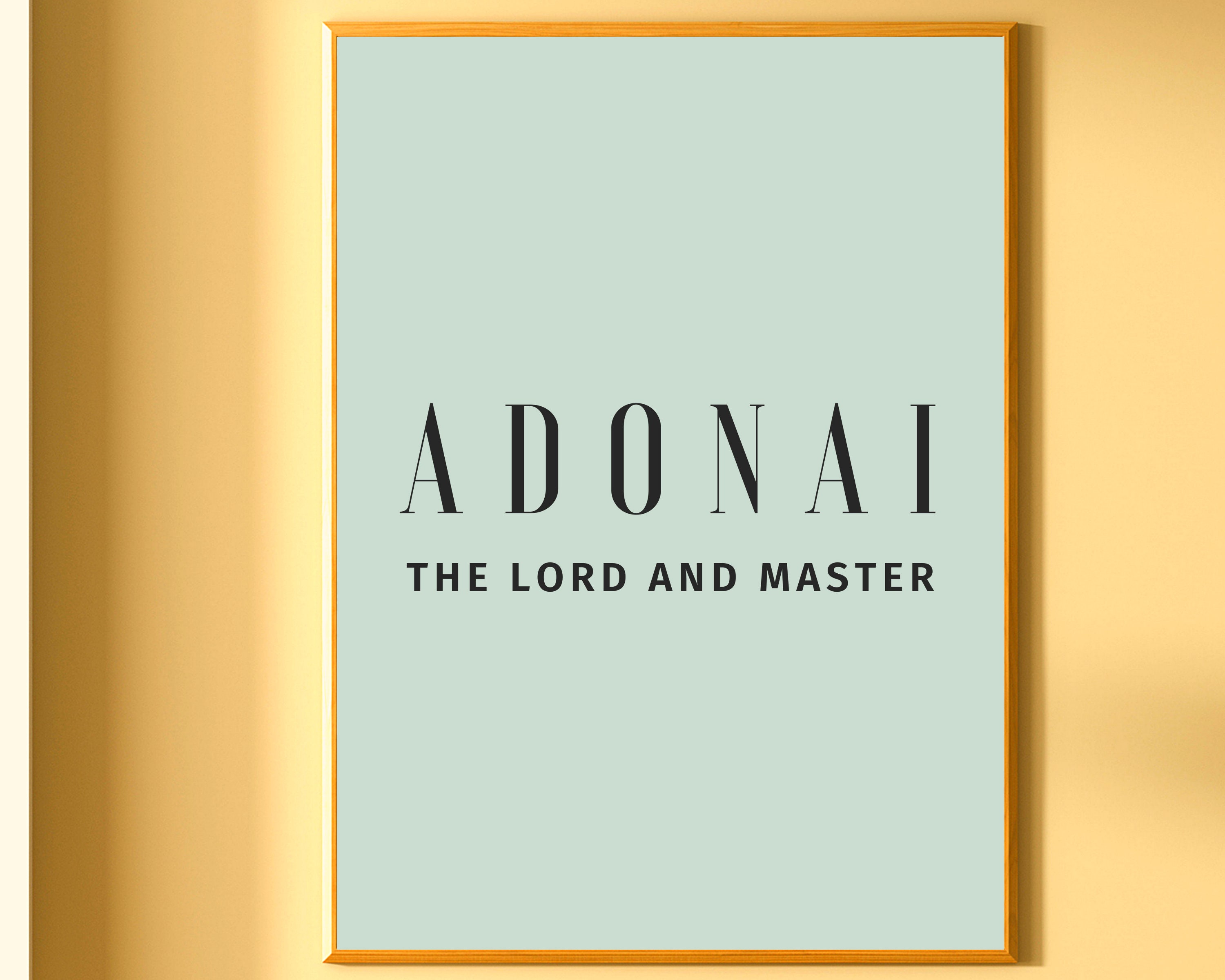 Adonai Elohim | Art Board Print