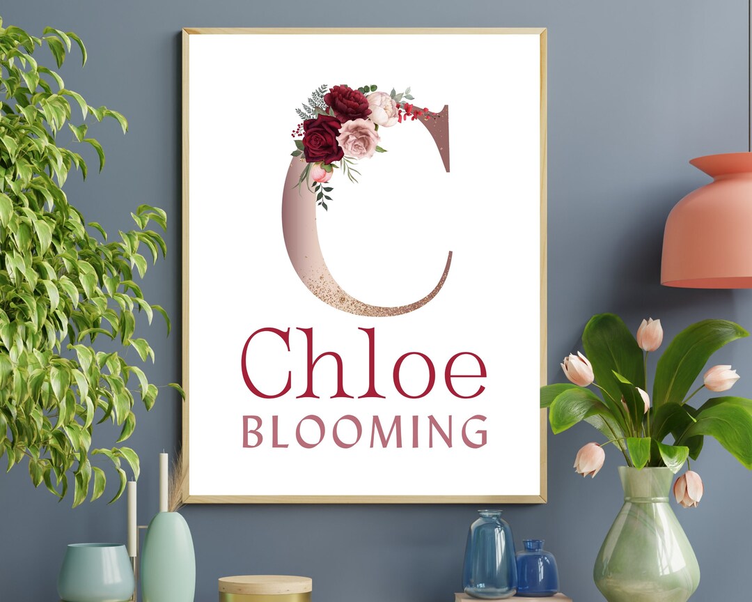 Benutzerdefinierte Baby Mädchen Namen Zeichen Chloe Name Etsy.de