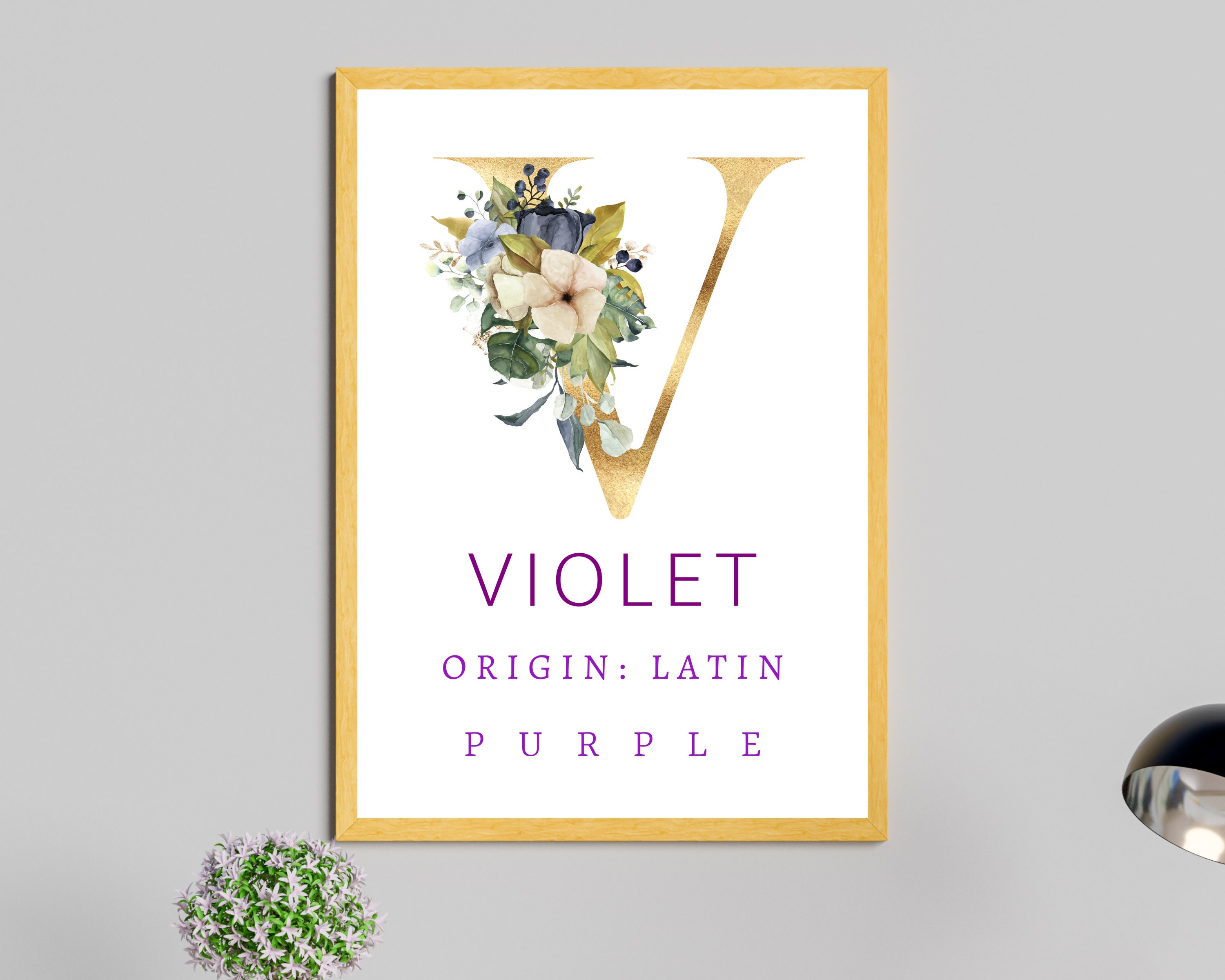 Vera Name Meaning Wall Art Printable Baby Shower Gift Baby Etsy