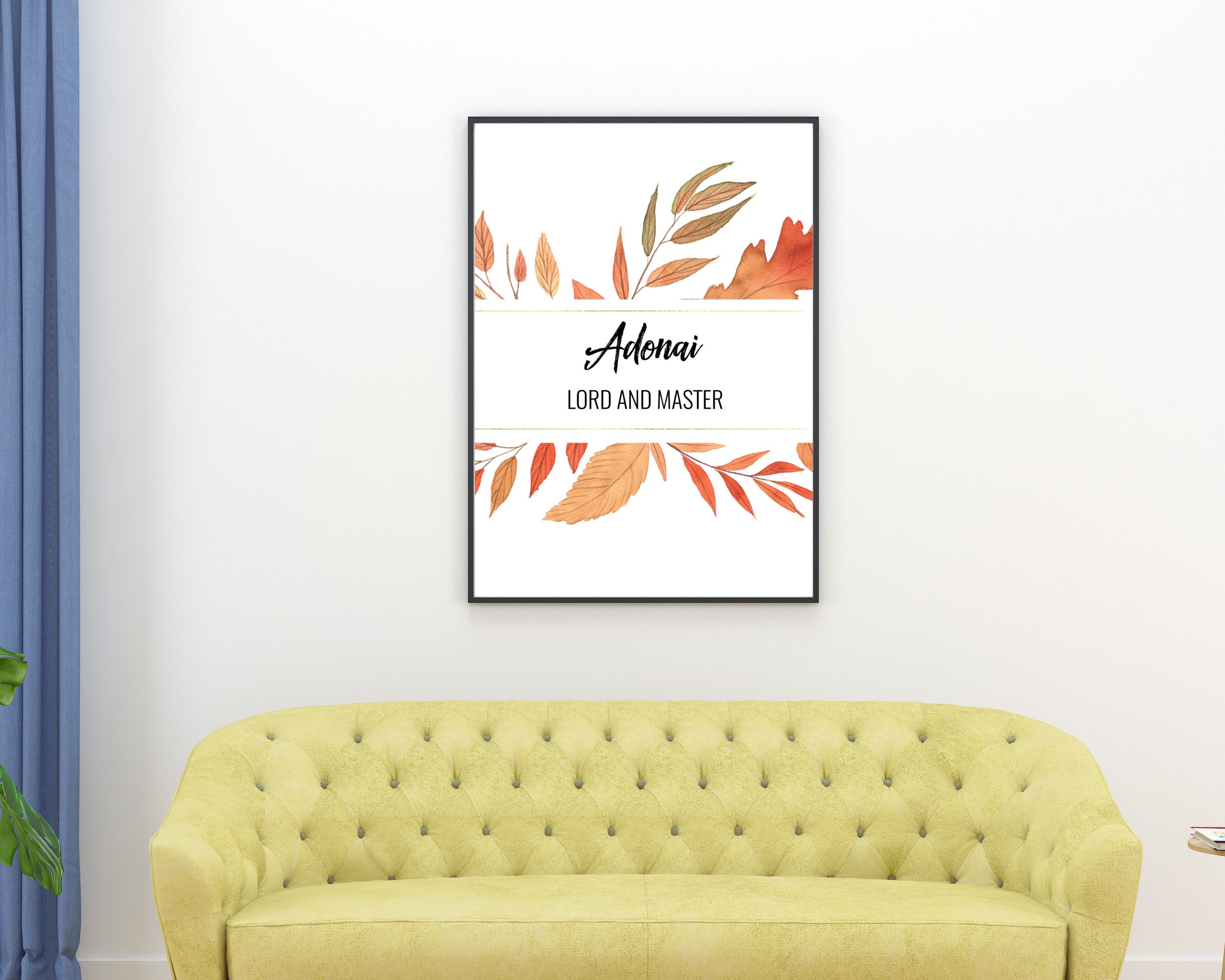 Printable Adonai 