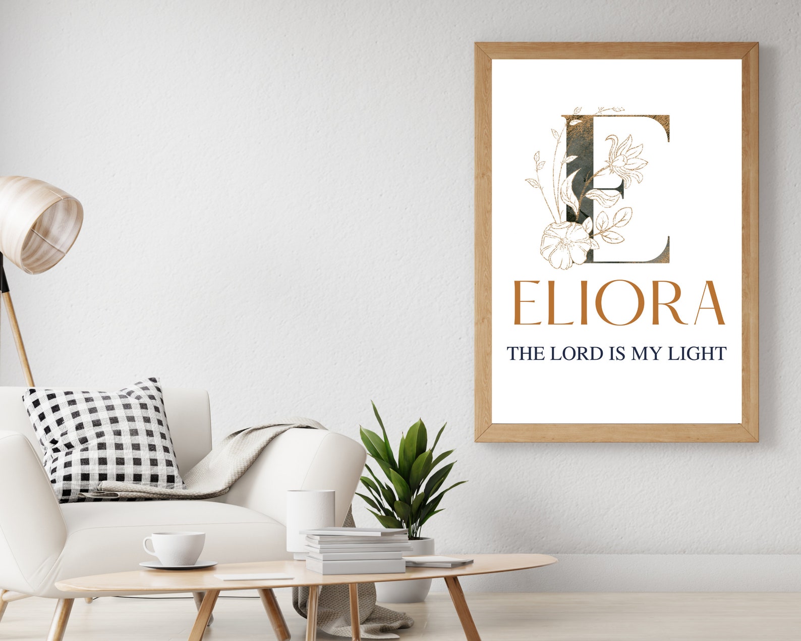 CUSTOMIZABLE Eliora Baby Name Meaning Wall Art Printable Etsy UK