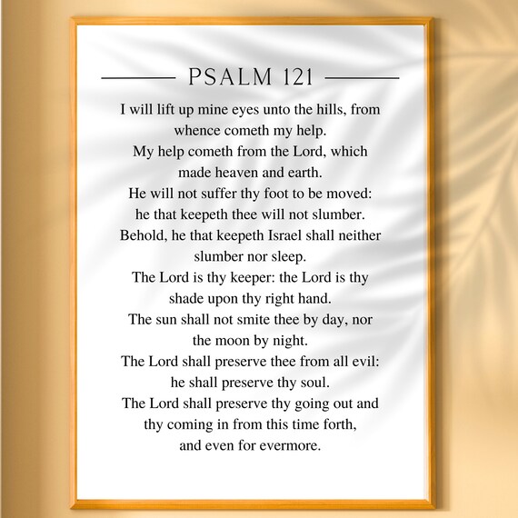 Psalms 121 King James Bible