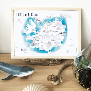 Carte de l’Islande