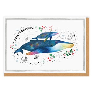 Biglietto di Natale - Megattere